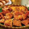 Gà quay lu lên đầu bò